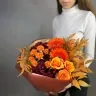 Букет с розой и герберой