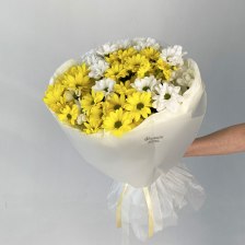 Букет из 7 хризантем