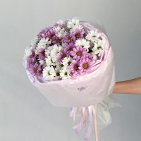 Букет из 9 хризантем