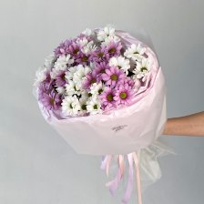 Букет из 9 хризантем