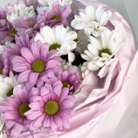 Букет из 9 хризантем