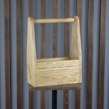 Деревянный ящик для цветов (светлое дерево) 