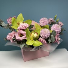 Композиция к 14 февраля &quot;Розовый конверт&quot;