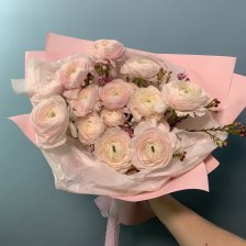 Букет к 14 февраля &quot;Из ранункулюсов&quot;