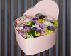 Коробочка с цветами кустовой хризантемы  №5