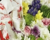 Коробочка с цветами кустовой хризантемы  №5