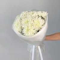 Букет из 9 одноголовых хризантем