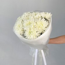 Букет из 9 одноголовых хризантем