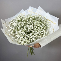 Букет с гипсофилой