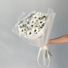 Букет из 5 хризантем