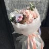 Букет с гортензией, вербой и декором