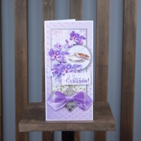 Открытка ручной работы "С Днём Свадьбы"