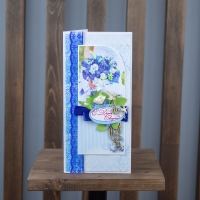 Открытка ручной работы "С Днём Свадьбы"