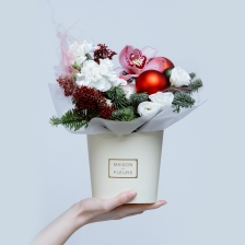 Новогодняя композиция из нобилиса