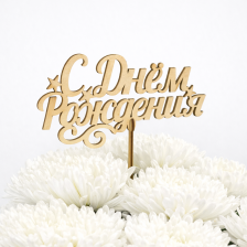 Топпер "С днем рождения 2"