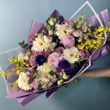 Авторский букет &quot;Фиолетовый контраст&quot;