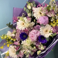 Авторский букет &quot;Фиолетовый контраст&quot;