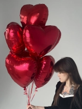 Шары сердца 7шт