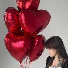 Шары сердца 7шт