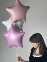 Шары звезды 3шт