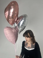 Шары сердца 3шт