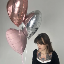 Шары сердца 3шт