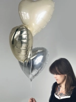 Шары сердца 3шт