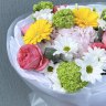 Букет из гербер, роз и гортензии